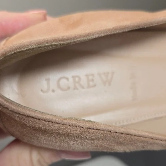 J. Crew Charlie Penny Loafers 6.5 Brown Suede Flats Classic Preppy Dark Academia - Picture 7 of 10